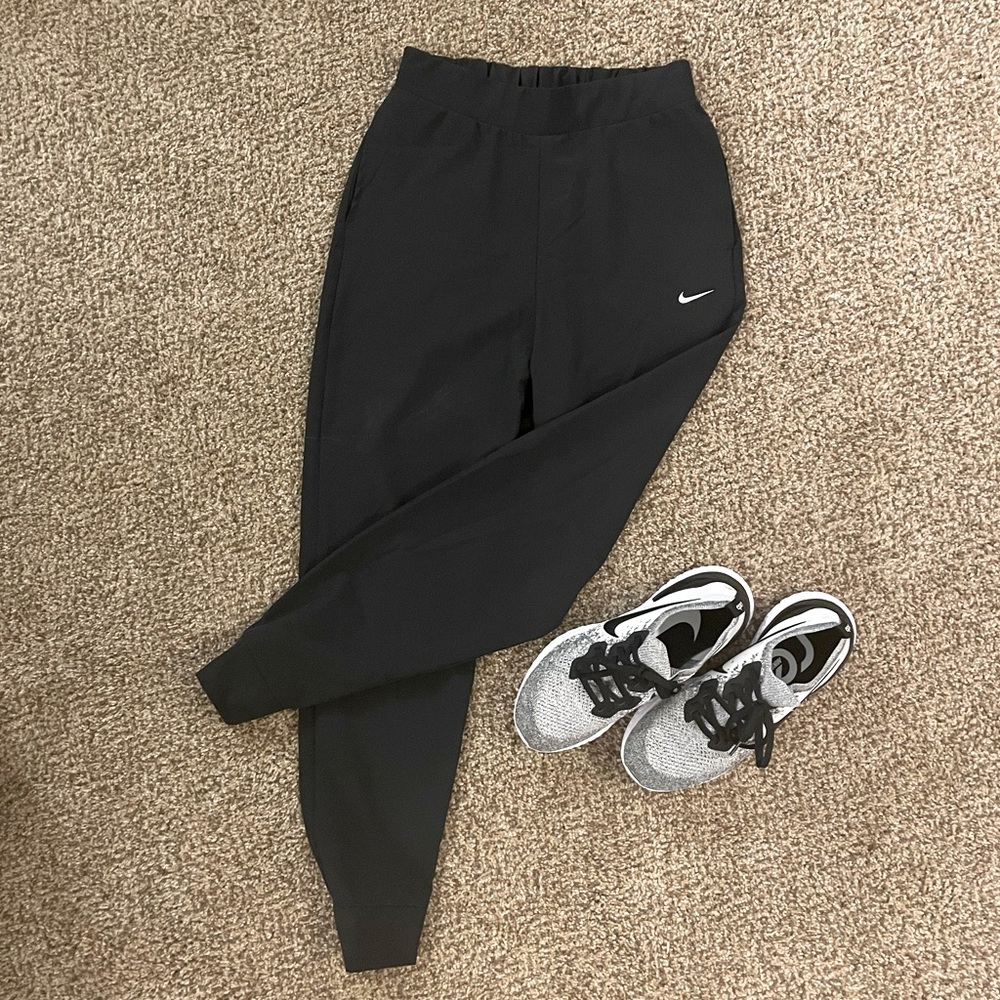 Black Nike Womens Dri-Fit Bliss Victory Jogger Pants